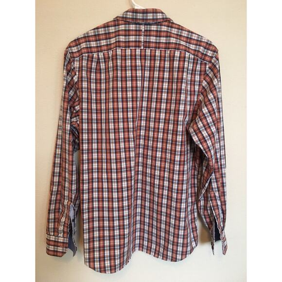Banana Republic Men's Medium‎ Plaid Long Sleeve Button-Down Shirt Size 15-15.5 - Picture 2 of 4